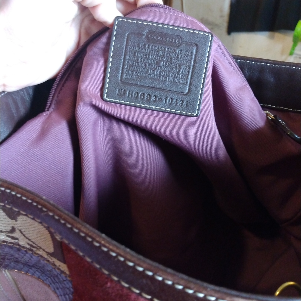 Coach Multicolor Patchwork Leather Bag - image 4